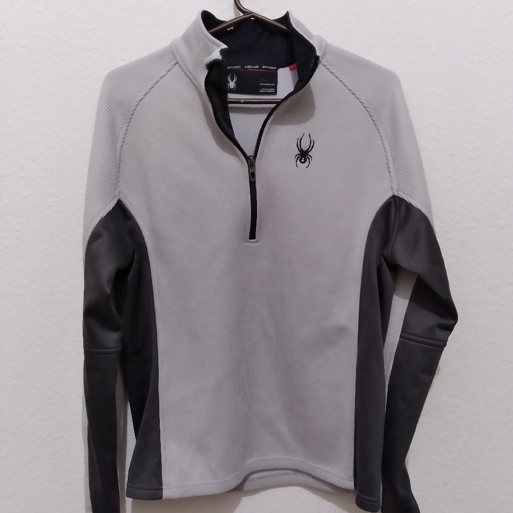 Men's Spyder Pullover, 1/2 Zip, Size Medium